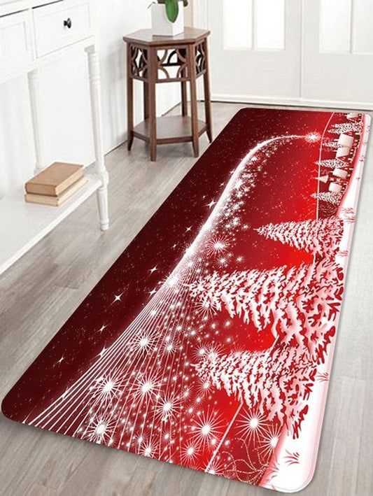 Christmas Snow Star CLA2309072RU Runner Rug