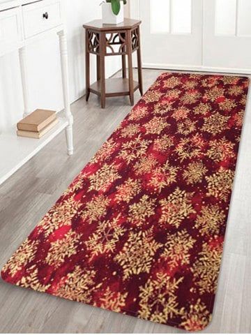 Christmas Snowflake CLA0510072RU Runner Rug
