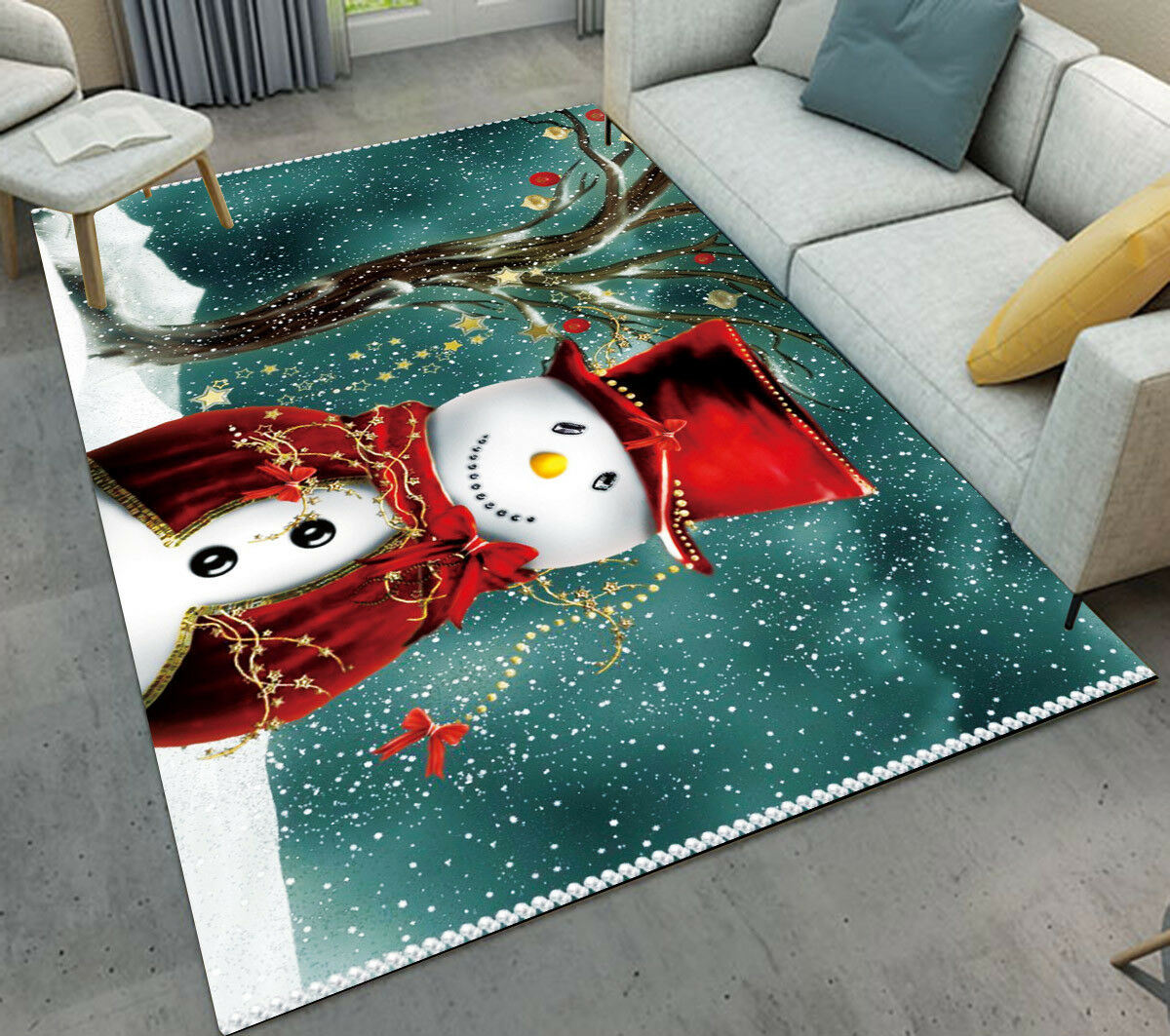 Christmas Snowman CLA0310089R Rug