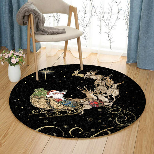 Christmas TN0210032TM Round Area Rug