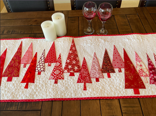 Christmas Tree CLA140324160 Quilted Table Runner
