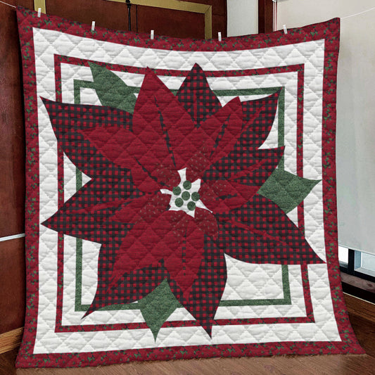 Christmas Bloom HM181003D Quilt Blanket