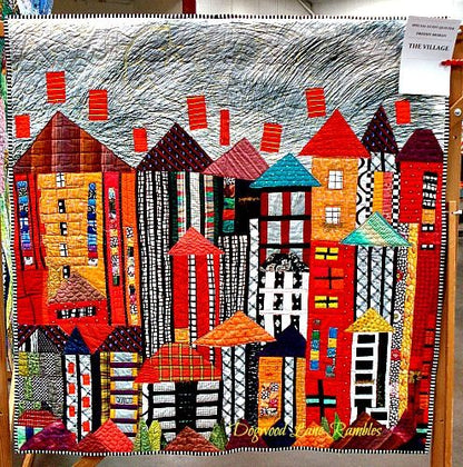 City Houses CLA2410158Q Quilt Blanket