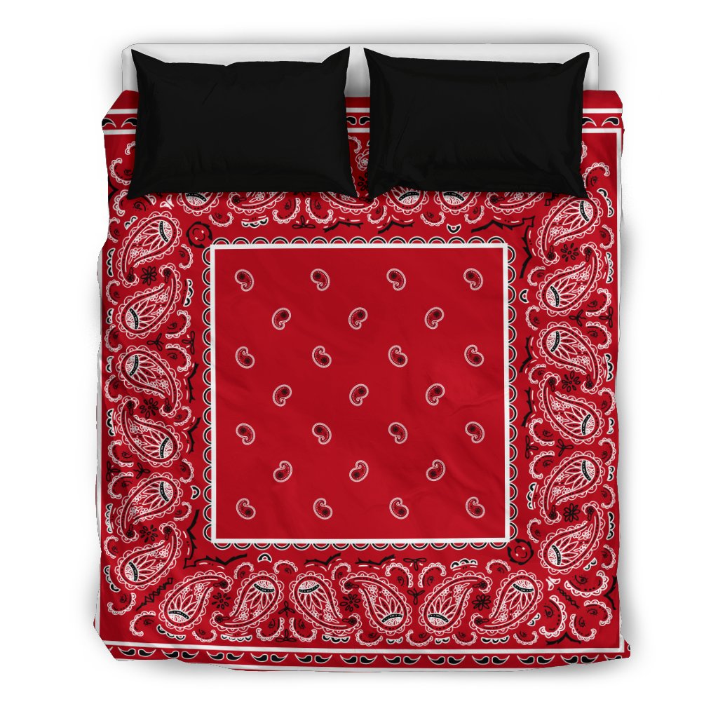 Classic Red Bandana CLM1710099B Bedding Sets