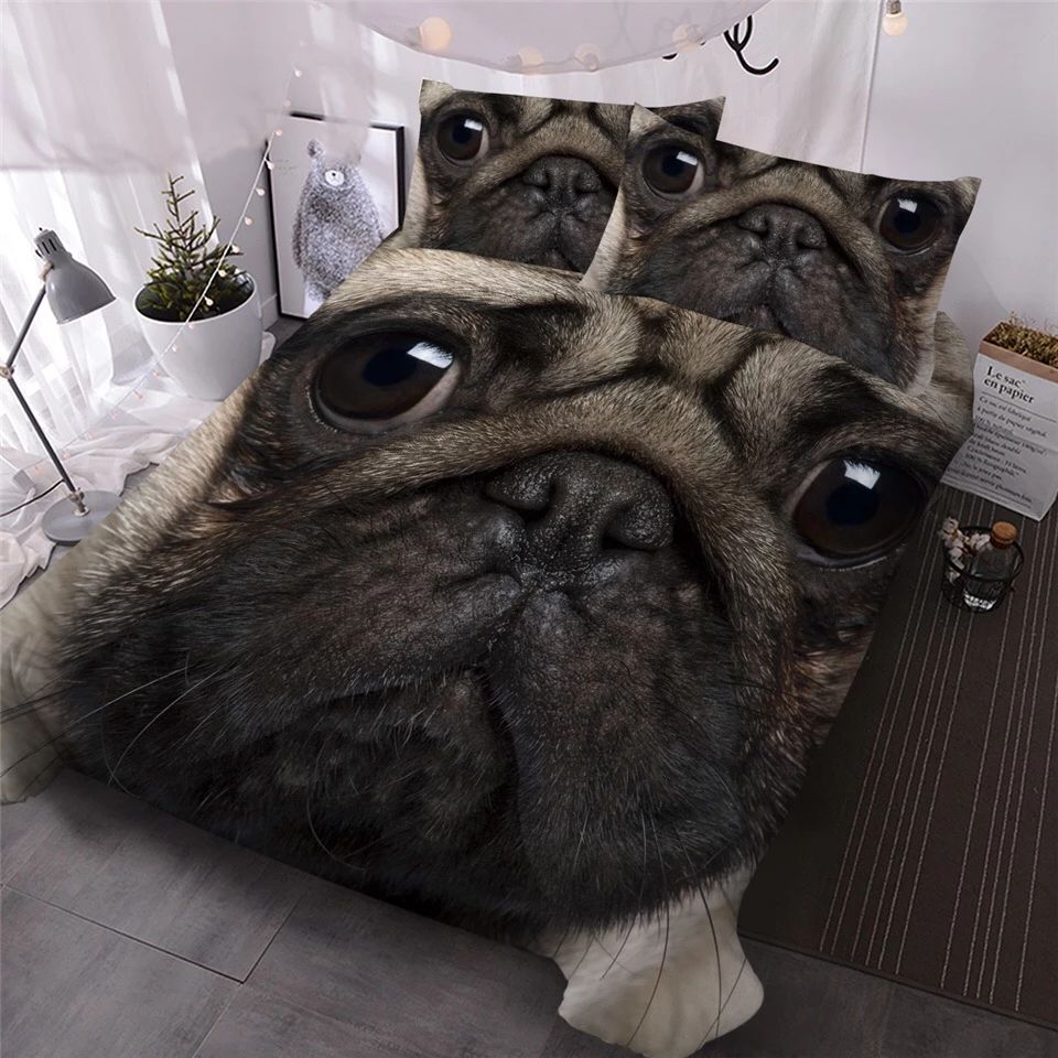 Close Up Pug CLH2211116B Bedding Sets