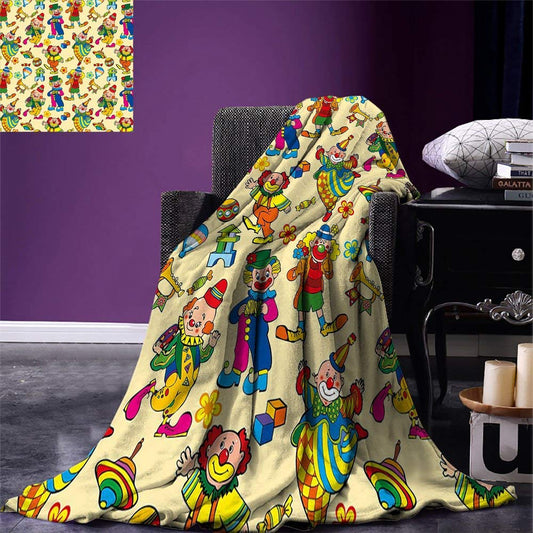 Clown CLP0512045TT Sherpa Fleece Blanket