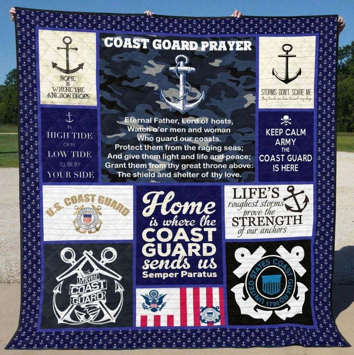 Coast Guard LI030801B TBG Quilt Blanket