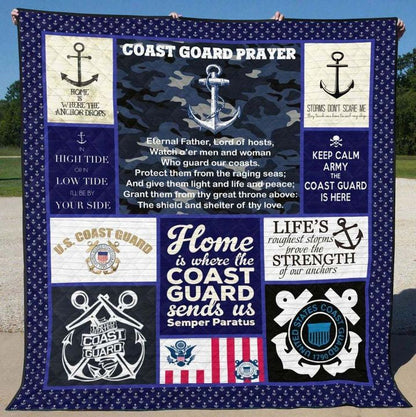 Coast Guard LI030801B TBG Quilt Blanket