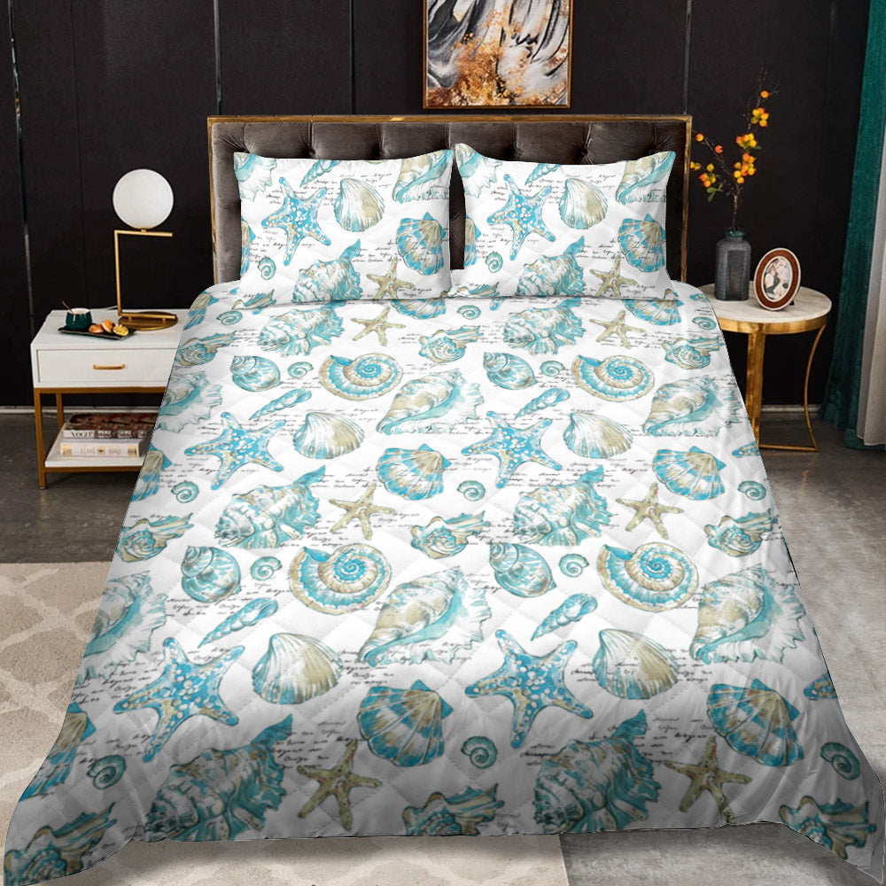 Coastal CLM2309054B Quilt Bedding Set