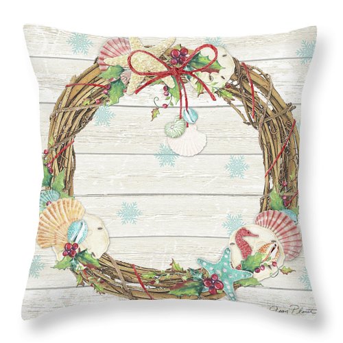 Coastal Christmas CLH18100225P Throw Pillow Covers