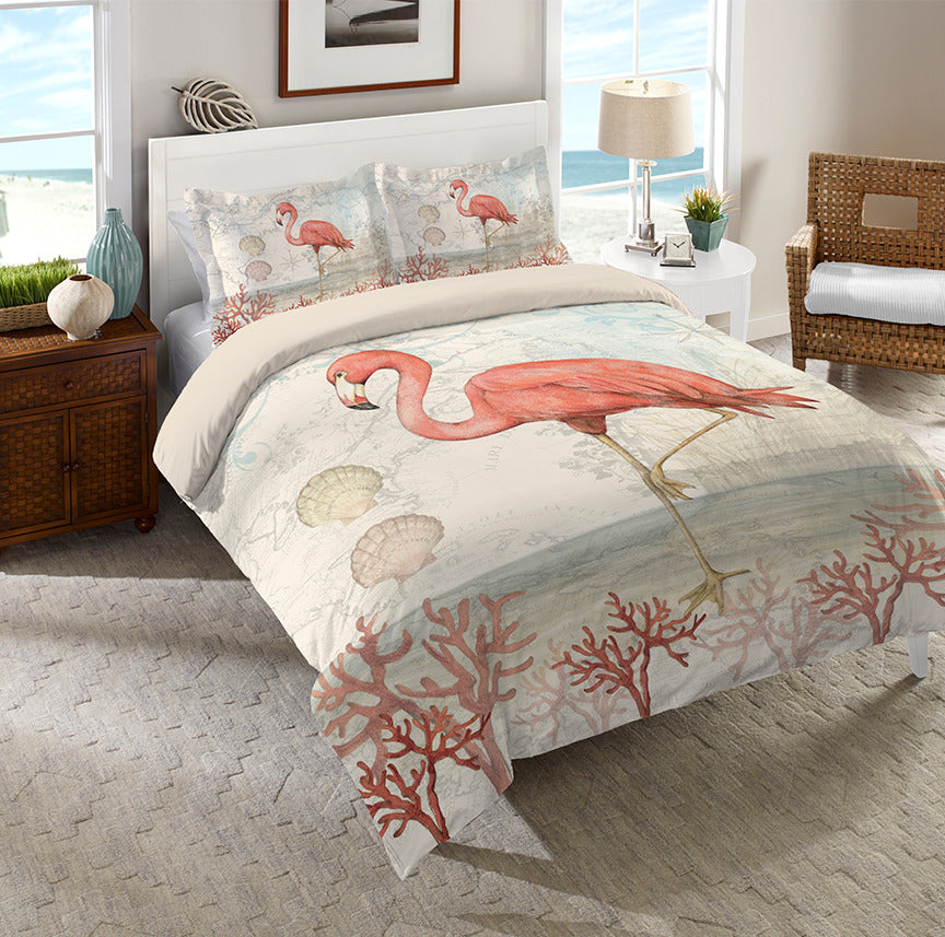 Coastal Flamingo CLA2609042B Bedding Sets