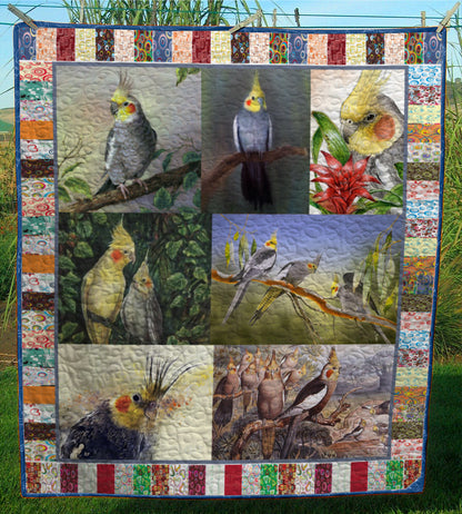 Cockatiel CL28100423MDQ Quilt Blanket