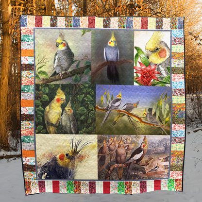 Cockatiel CL28100423MDQ Quilt Blanket