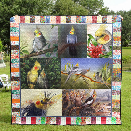 Cockatiel CL28100423MDQ Quilt Blanket