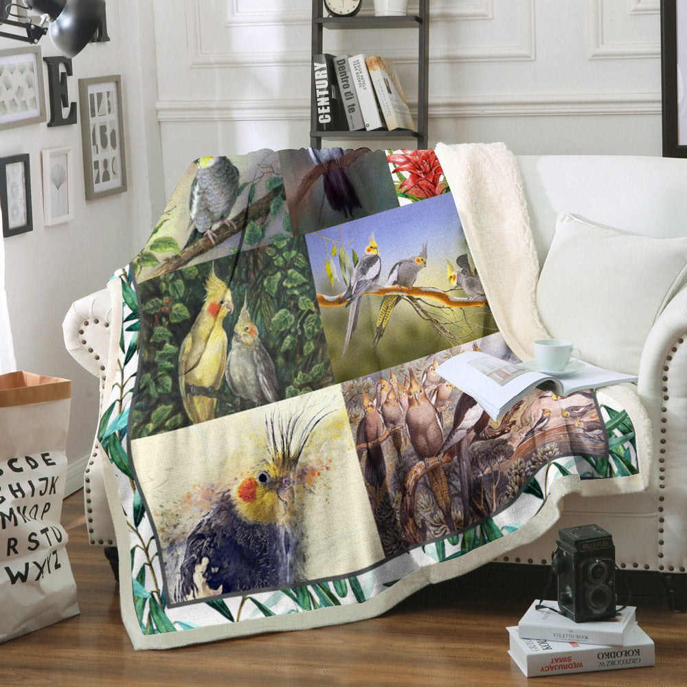 Cockatiels CL02110328MDF Sherpa Fleece Blanket