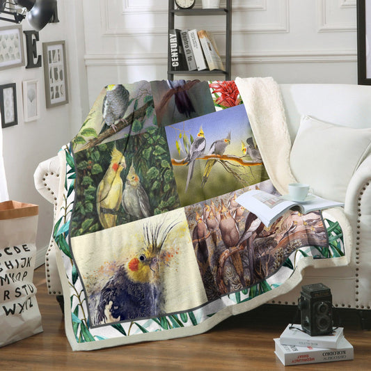Cockatiels CL02110328MDF Sherpa Fleece Blanket