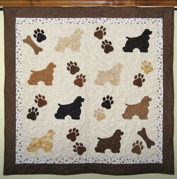 Cocker Spaniel CLA250648 Quilt Blanket