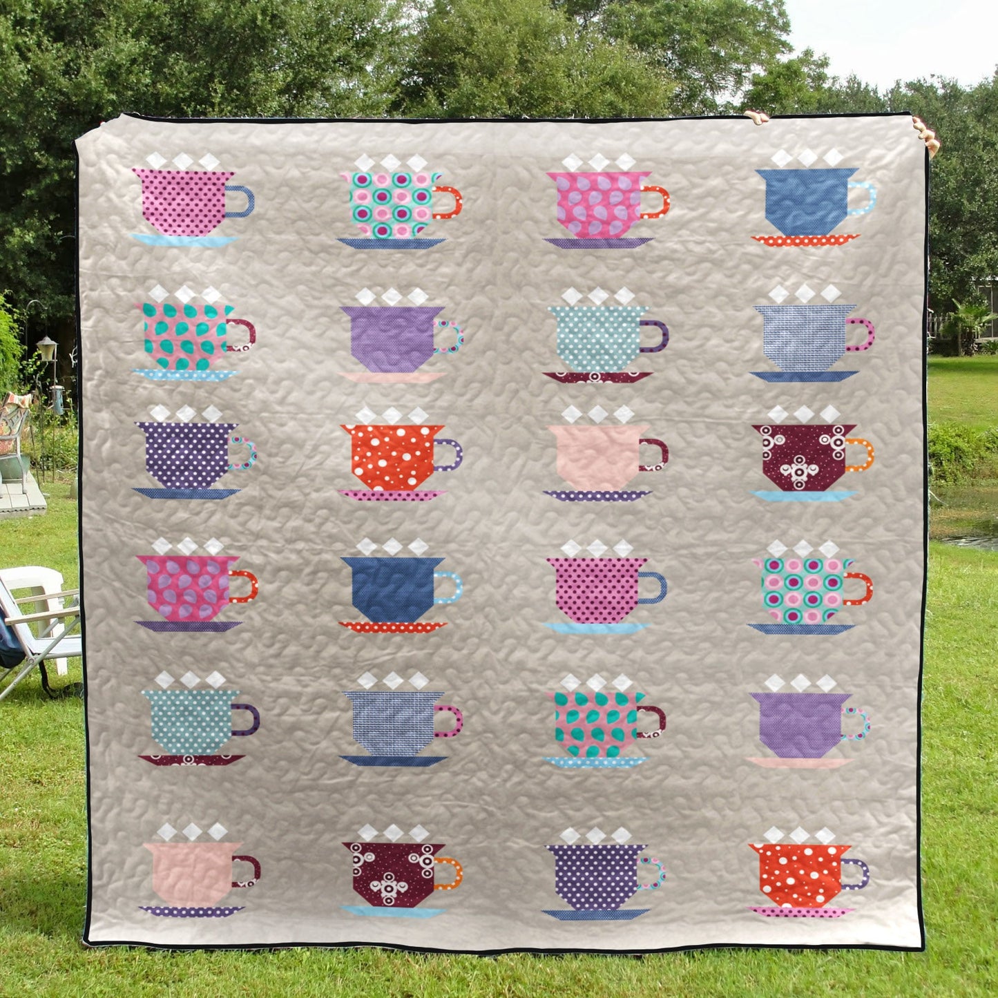 Coffee Cup CLA1110195Q Quilt Blanket