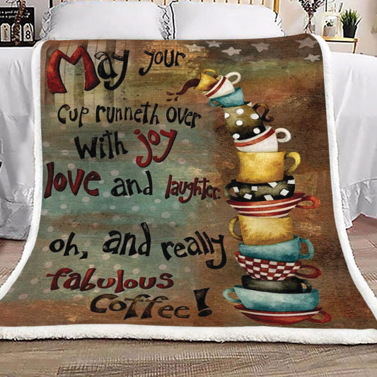 Coffee CG2109022TT Sherpa Fleece Blanket