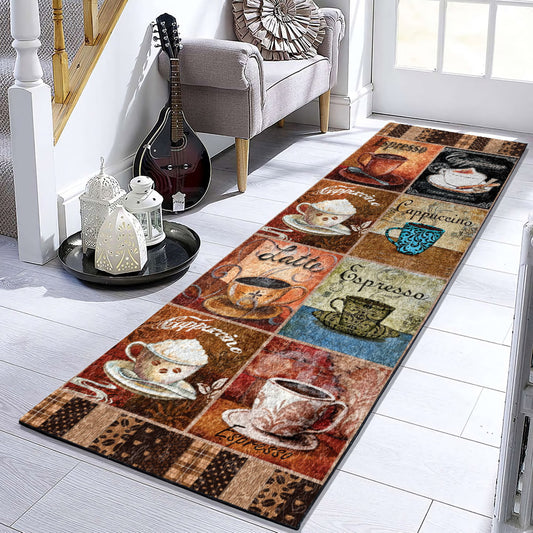 Coffee DD1710051RU Runner Rug