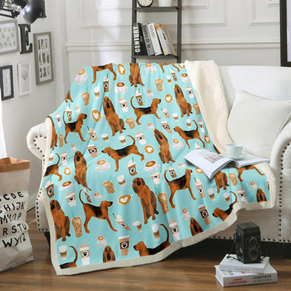 Coffee Dog TN170805T Sherpa Fleece Blanket