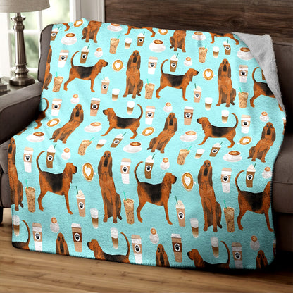 Coffee Dog TN170805T Sherpa Fleece Blanket