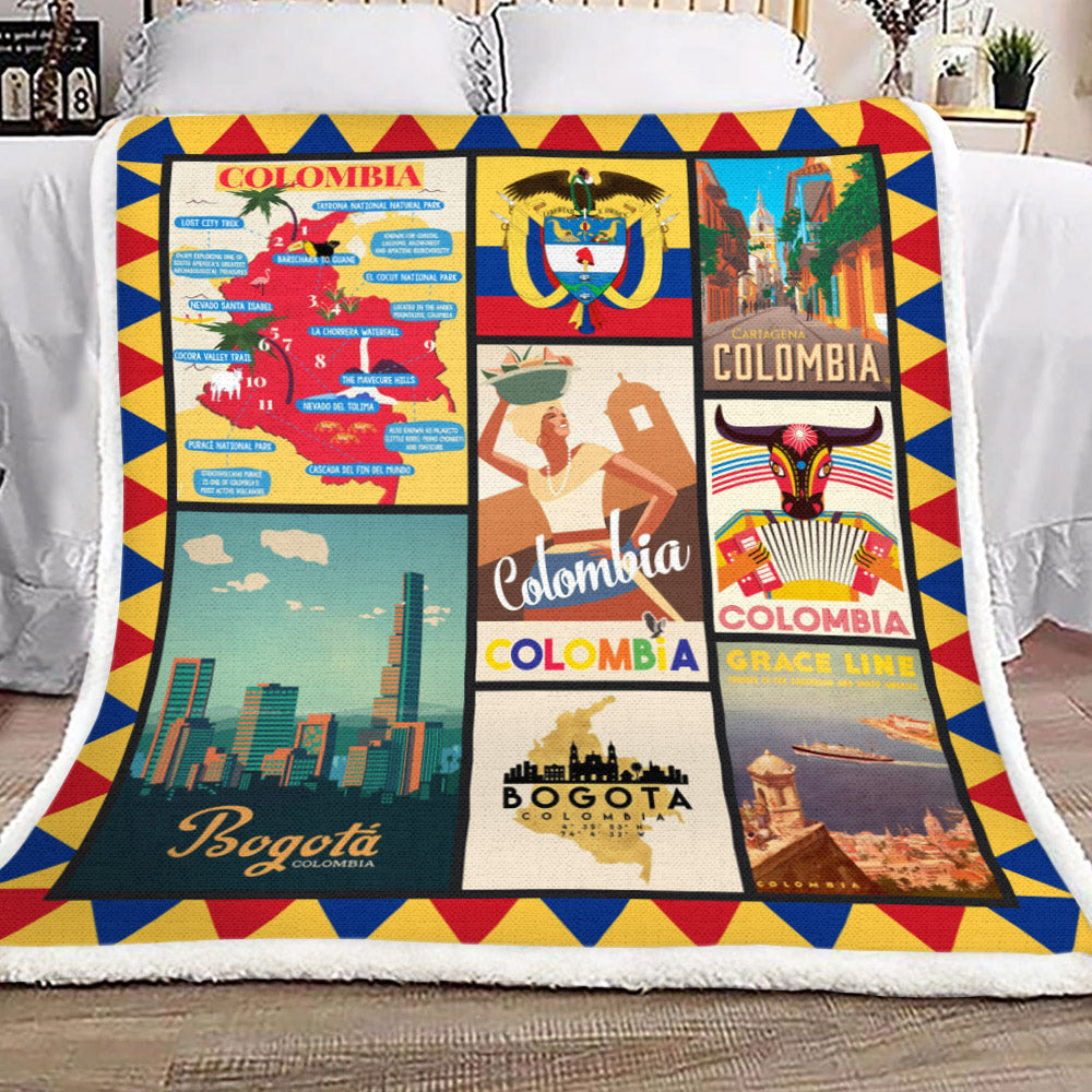 Colombia YH3110876F Sherpa Fleece Blanket