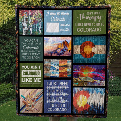 Colorado CL14100132MDQ Quilt Blanket