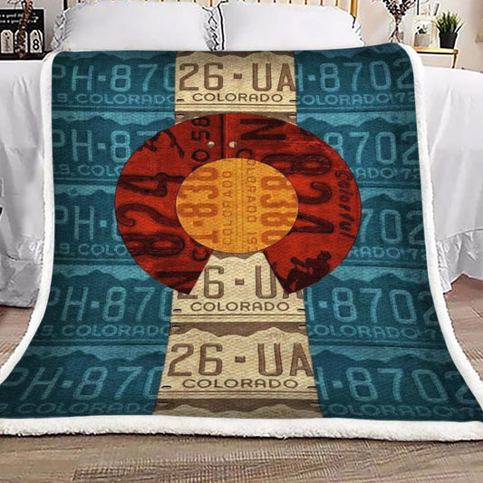 Colorado CG0710039TT Sherpa Fleece Blanket