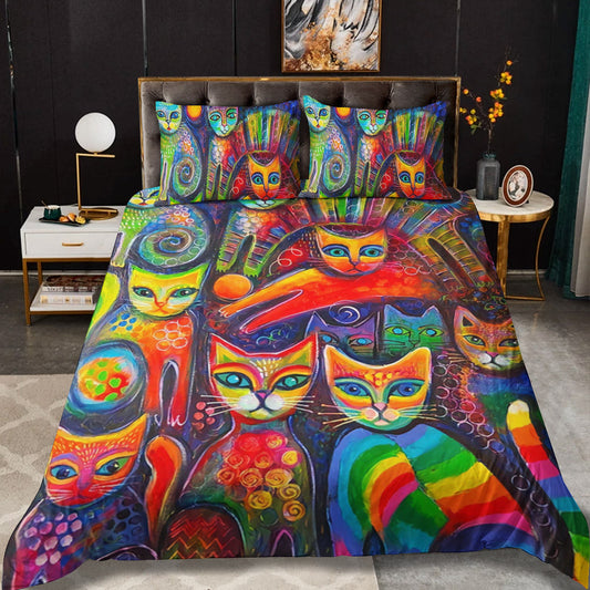 Colorful Cat BT190817B Bedding Sets
