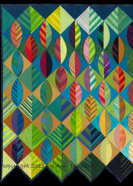 Colorful Leaves CLA2310159Q Quilt Blanket