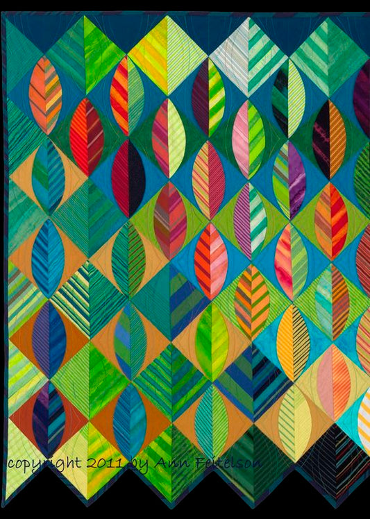 Colorful Leaves CLA2310159Q Quilt Blanket