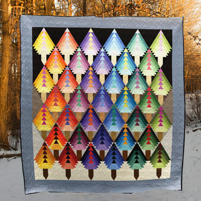 Colorful Pine CLA1410142Q Quilt Blanket