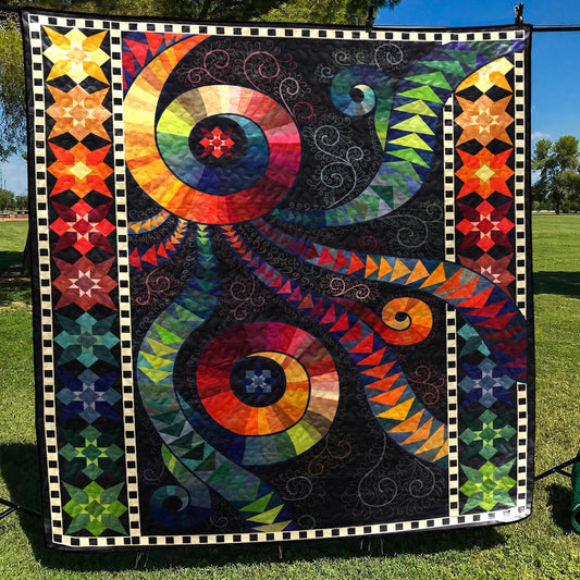Colorful Quilt Blanket HN050701M