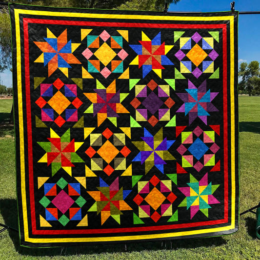 Colorful Quilt Blanket HN110702M