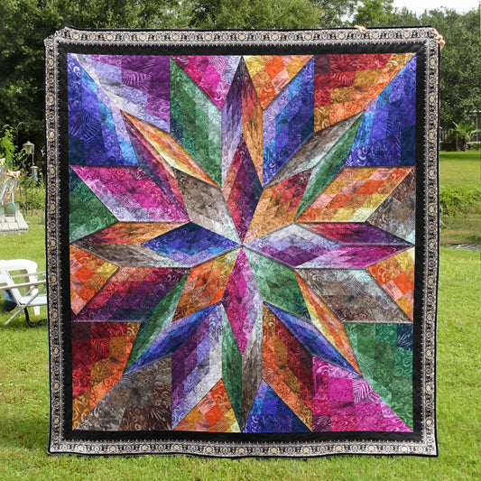 Colorful Star Native American Quilt Blanket TL200523Y