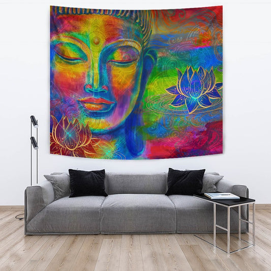Colorful Buddha CL17100058MDT Decorative Wall Hanging Tapestry