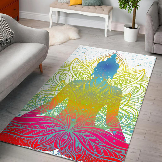 Colorful Buddha Lotus CL17100198MDR Rug