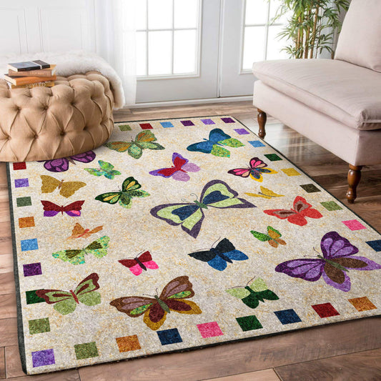Colorful Butterfly BT1010087R Rug