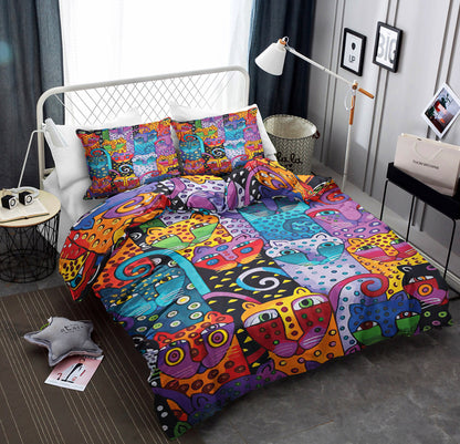 Colorful Cat BT190814B Bedding Sets