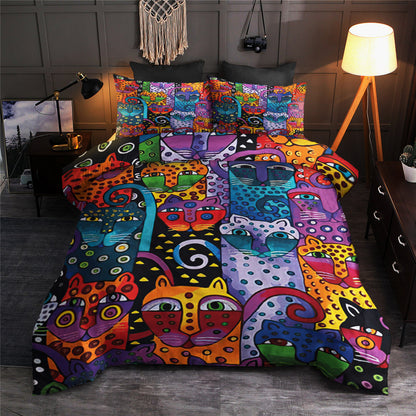 Colorful Cat BT190814B Bedding Sets