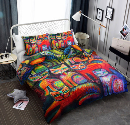 Colorful Cat BT190815B Bedding Sets
