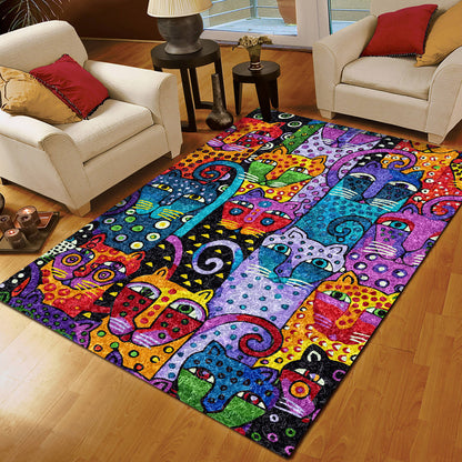 Colorful Cat BT190815R Rug