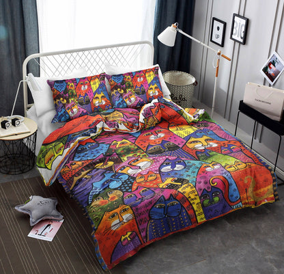 Colorful Cat BT190816B Bedding Sets