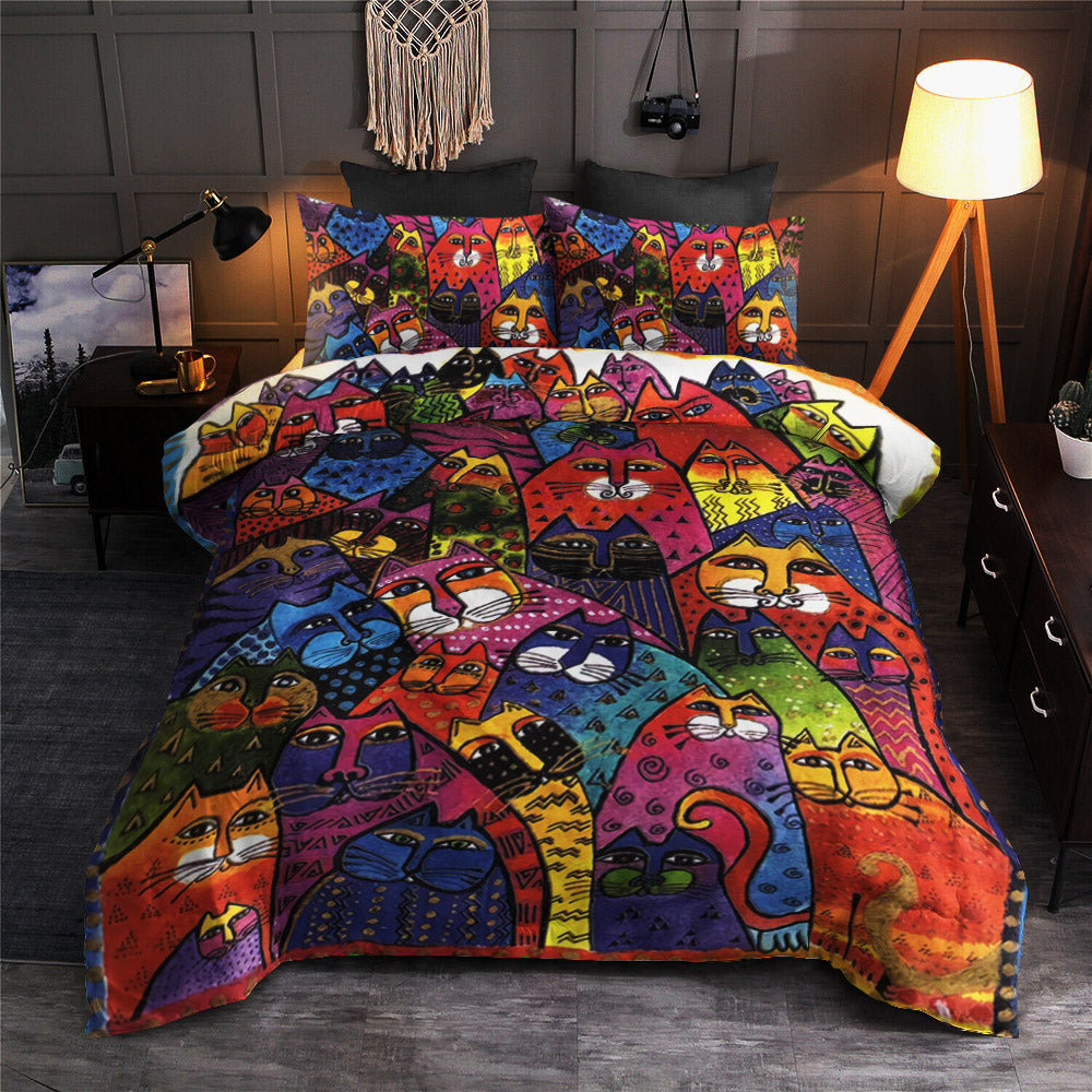 Colorful Cat BT190816B Bedding Sets