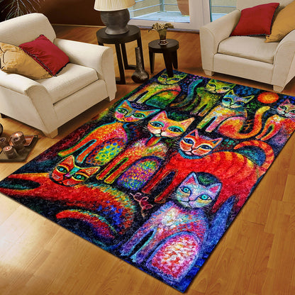 Colorful Cat BT190816R Rug