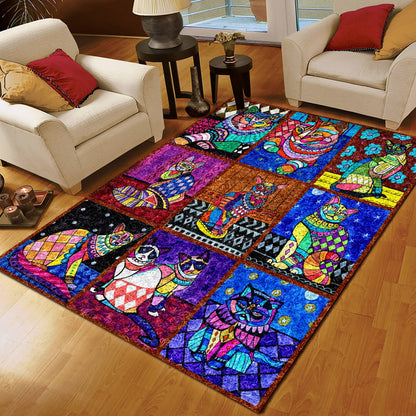 Colorful Cat BT190817R Rug
