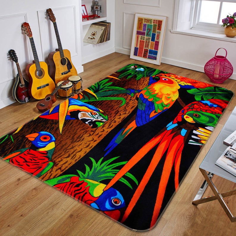 Colorful Parrot CLA0310106R Rug