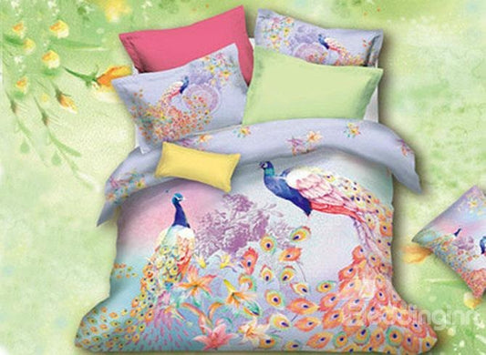 Colorful Peacock CLM2510113B Bedding Sets