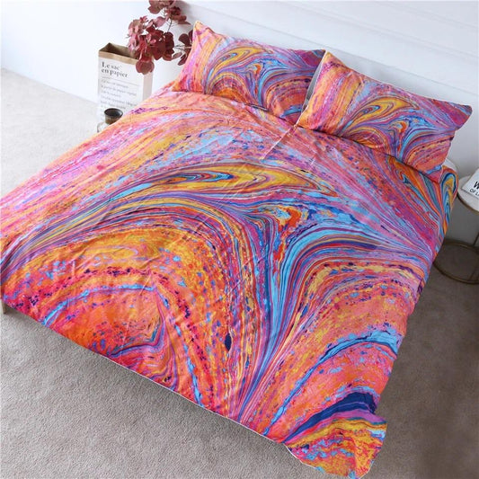 Colorful Swirl Marble CLH2211129B Bedding Sets